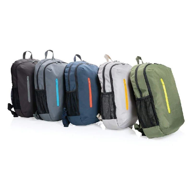 RFID-blocking laptop bag to protect sensitive dataImpact AWARE™ 300D RPET Casual Backpack