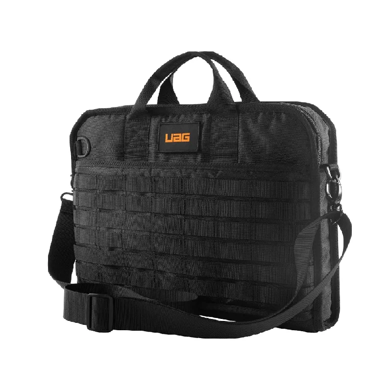 Large-capacity leather laptop bag with multiple compartments for business executivesUAG 13"/14” Slim Tactical Brief - Small - Black