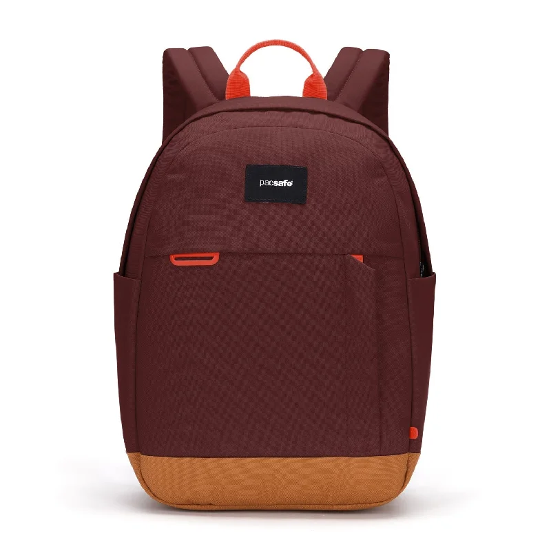 Compact laptop bag for 13-inch laptops for students and lightweight usersPacsafe GO 15L backpack Garnet Red