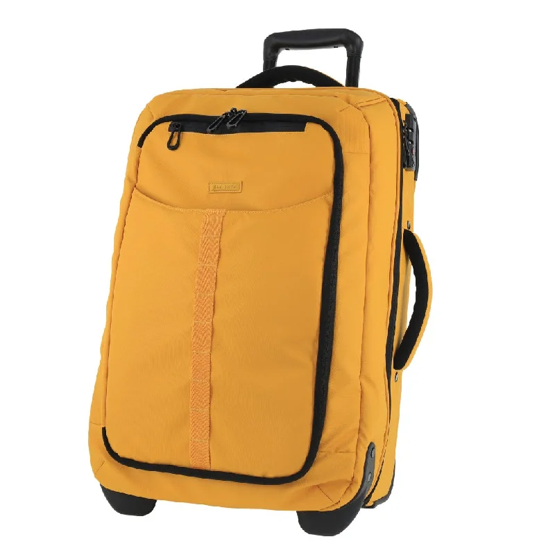 Soft-sided laptop bag with a magnetic closure for easy accessPierre Cardin - PC3940C 54cm CABIN 2 Wheel Soft-Shell Trolley Case - Yellow