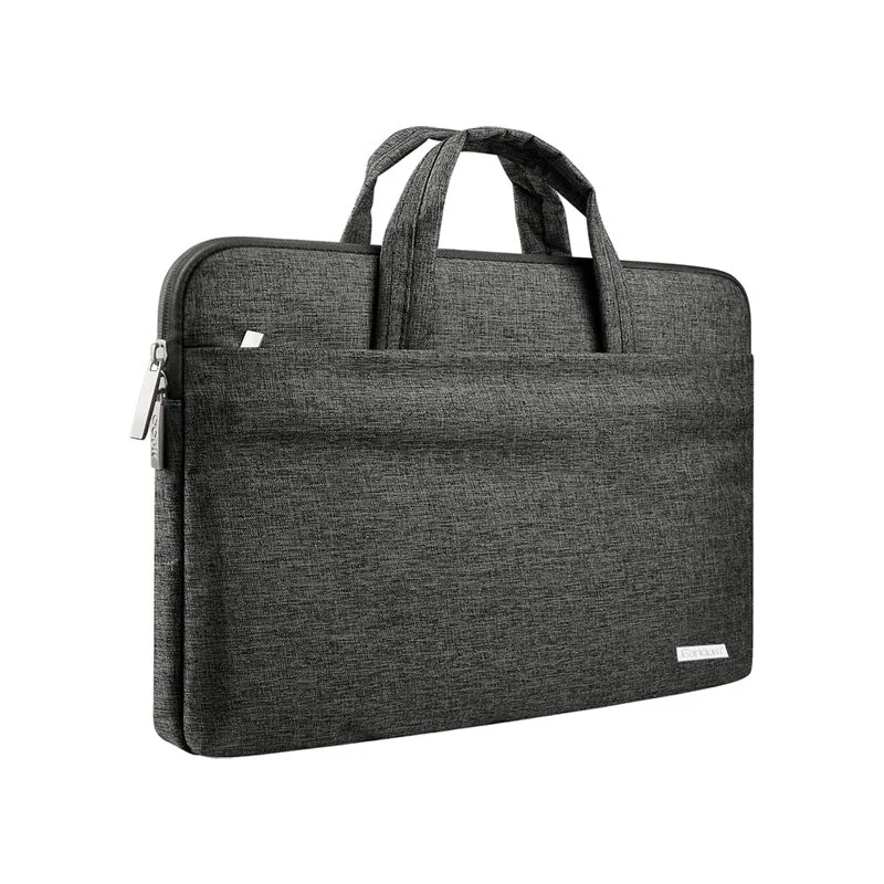 Soft-sided laptop bag with a magnetic closure for easy accessEarldom ET-LB04 Laptop Bag - 14-inch / Grey