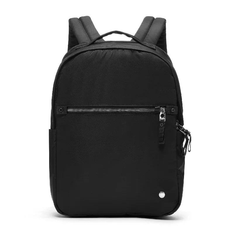 Expandable laptop bag to accommodate additional itemsPacsafe W 10L backpack Black