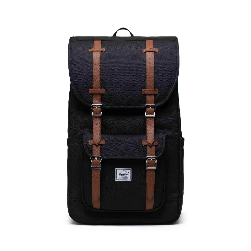 Laptop bag with a built-in USB charging port for on-the-go powerLittle America Mid Volume by Herschel