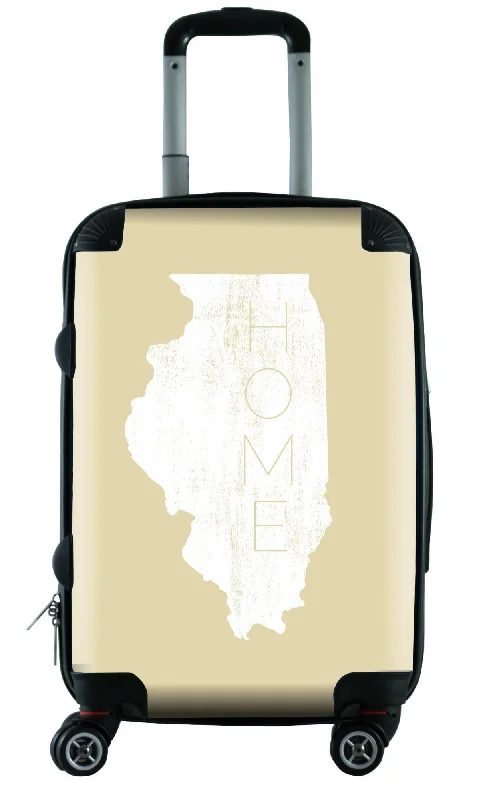 Magnetic luggage labels that can be easily changed or removed612 My Home State Illinois 20" Carry-On