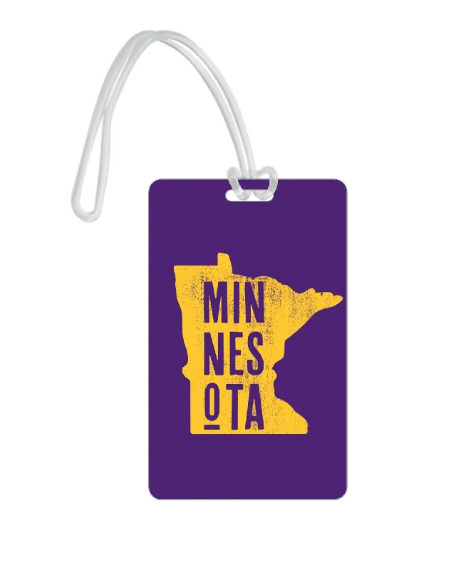 Magnetic luggage labels that can be easily changed or removed612 My Home State Minnesota Luggage Tag