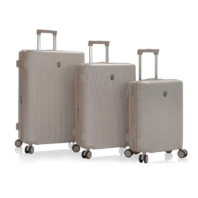 Suitcase wheels replacement kits for smooth rolling after long - term useEarth Tones 3 Piece Luggage Set | Spinner Luggage