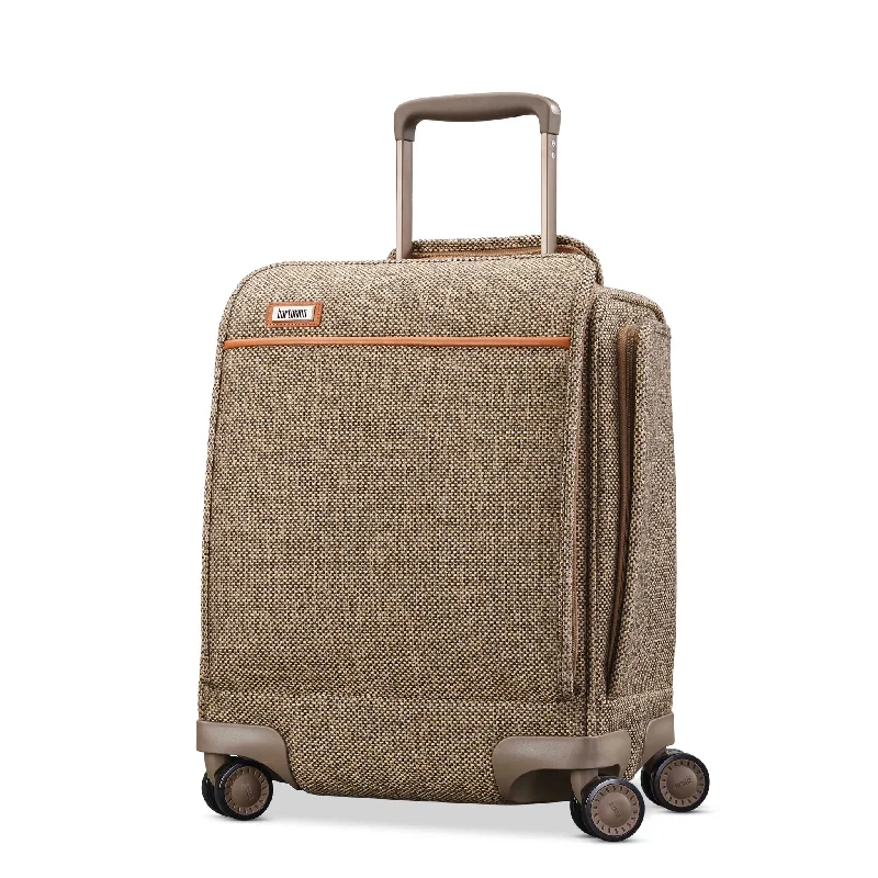 Luggage straps with buckle closures to secure overstuffed bagsHartmann Tweed Legend Underseat Carry On Spinner