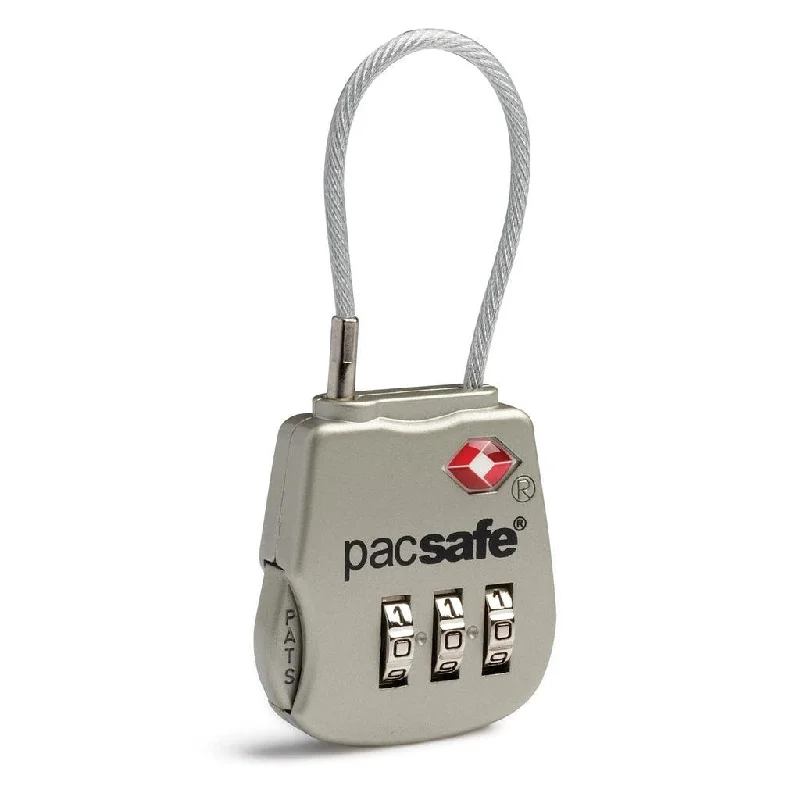 Charging station travel adapters with multiple USB ports for powering devices on the goPacsafe Prosafe 800 Combination Cable Padlock