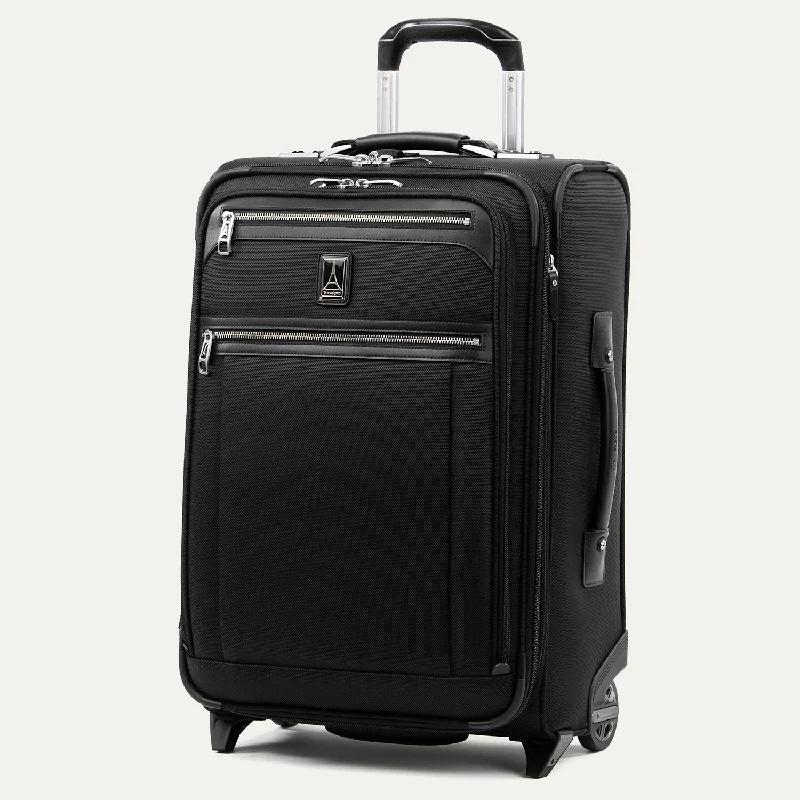 Compact carry - on travel bag with spinner wheels for easy maneuvering in airportsPlatinum® Elite Carry-On Rollaboard®