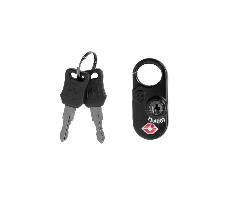 Lightweight luggage tags with personalized names and contact info for easy identificationVictorinox Travel Accessories Edge TSA Mini Padlock