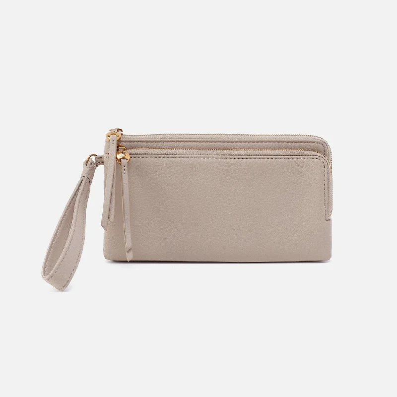 Money clips with built-in bottle openersDayton Wristlet In Pebbled Leather - Taupe