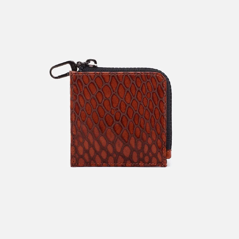 Slim money clips for minimalist walletsDixon Zip Pouch In High Gloss Leather - Tortoise