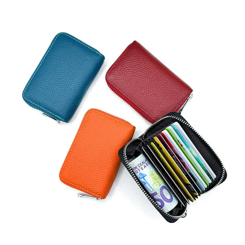 Lightweight money clips for travelHot Selling Classic RFID Leather Card Holder