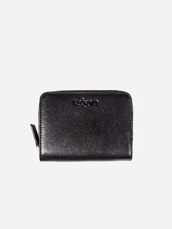 Top-rated money clips for everyday useMedium Vegan Leather Purse | Black