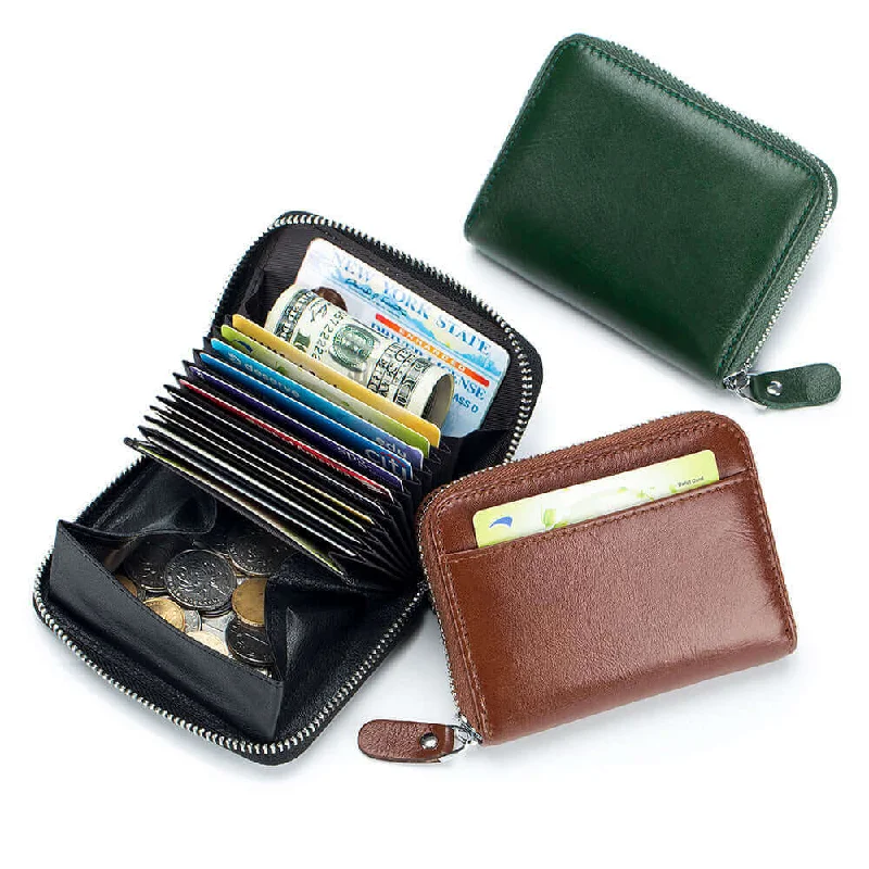 How to choose the right money clipStylish and Secure Leather RFID Card Holder Wallet