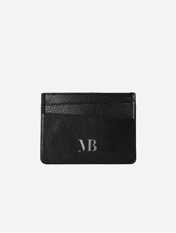 Eco-friendly money clips made from sustainable materialsPenny MIRUM® Vegan Leather Card Holder | Black