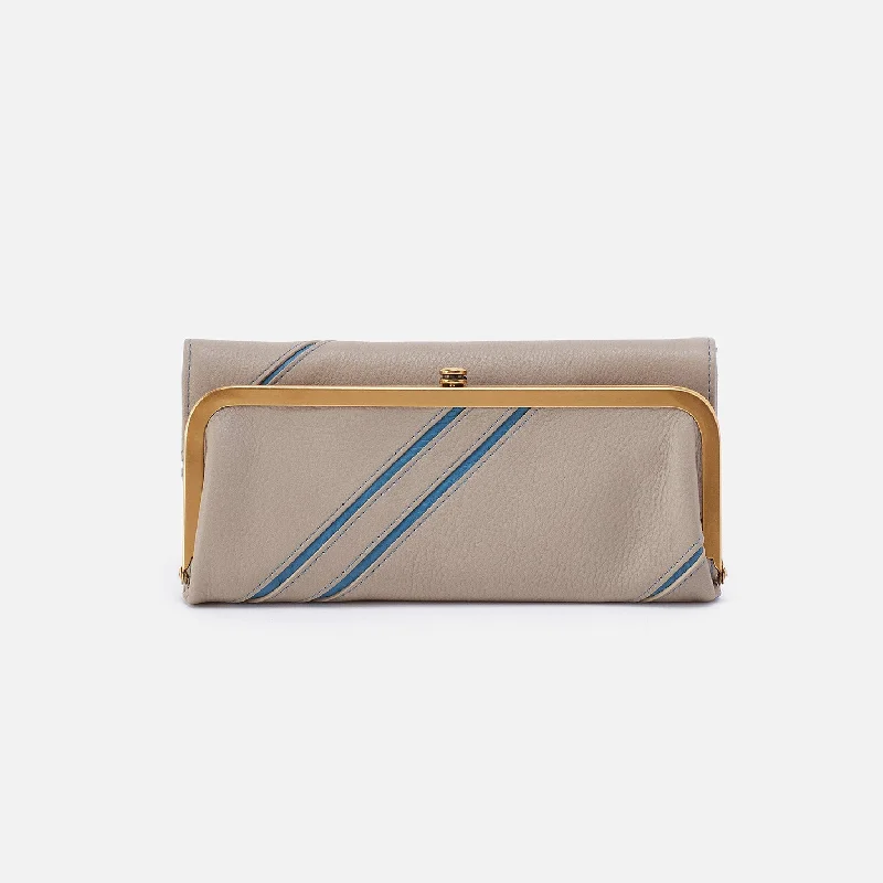 Money clips with RFID protectionRachel Continental Wallet in Pebbled Leather - Taupe