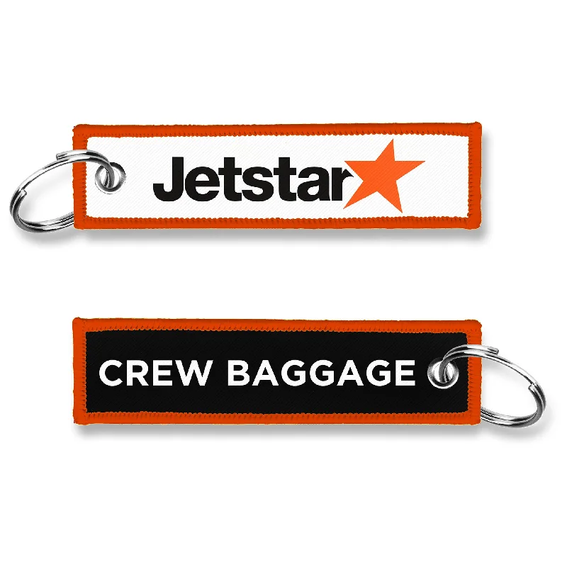 Magnetic-Closure Passport Covers & Wallets for Quick AccessJetStar Airlines Crew Embroidered Tag