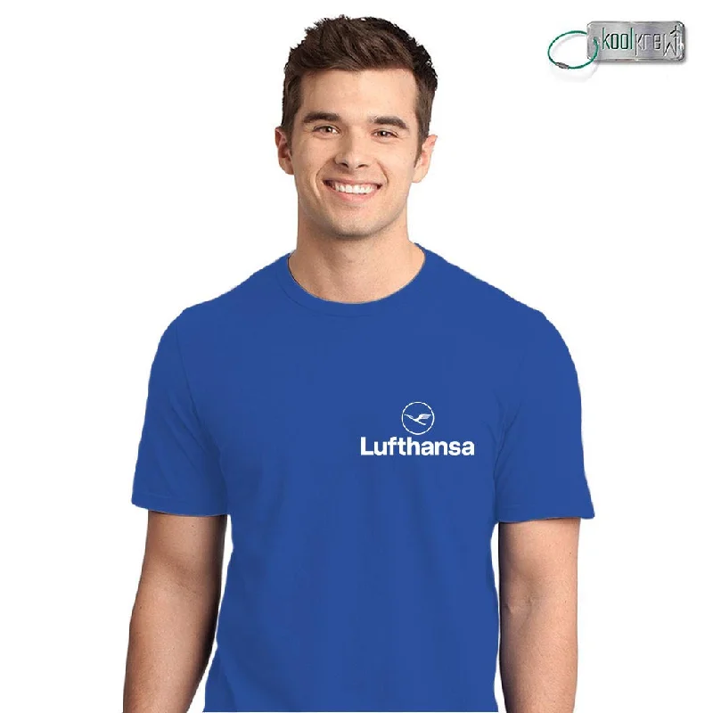 Silver-Plated Passport Covers & Wallets with Gemstone Accents for Elegant WomenLufthansa Logo T-Shirt