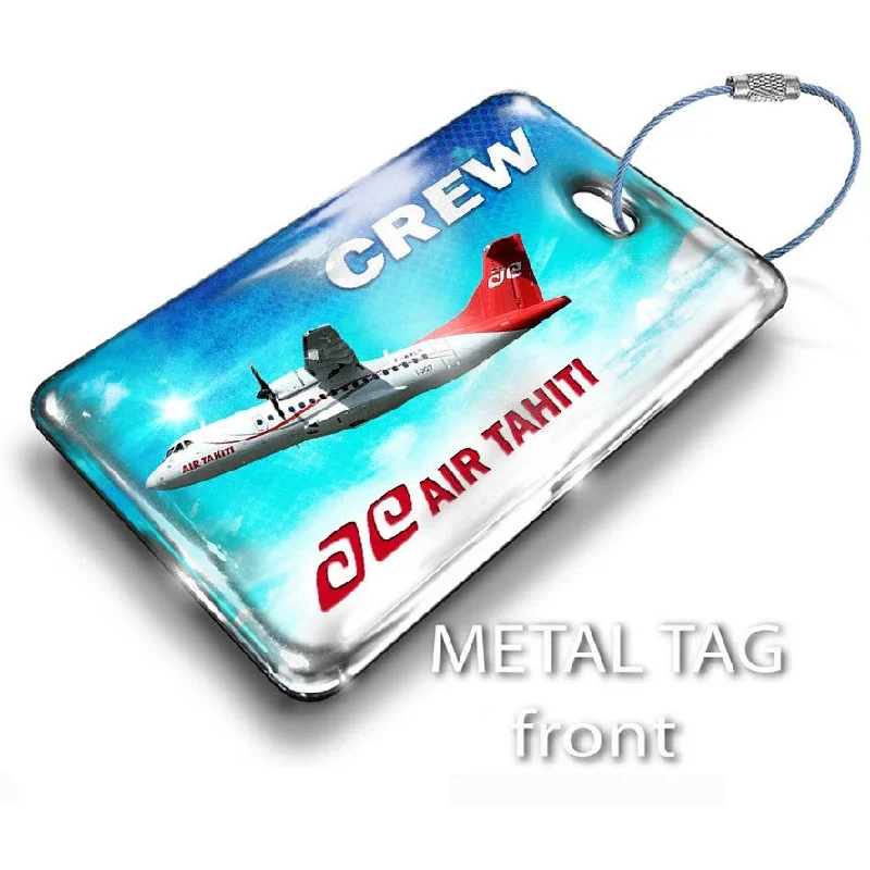 Magnetic-Closure Passport Covers & Wallets for Quick AccessAir Tahiti ATR 42-600