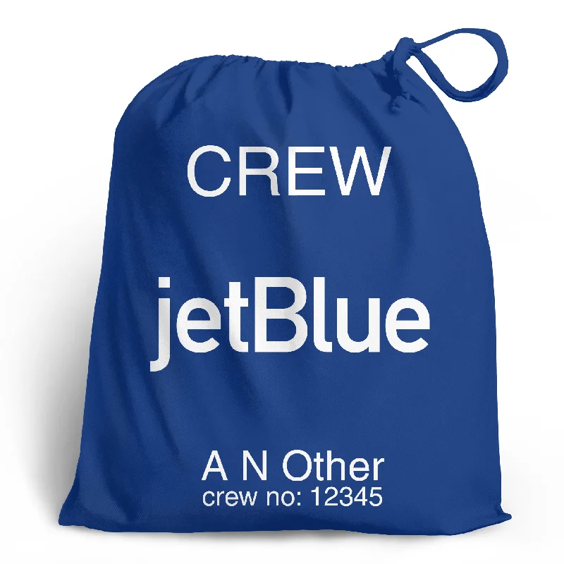 Foldable Passport Covers & Wallets Made of Flexible PVC for Easy StorageJetblue Crew Personalised Shoe Bag