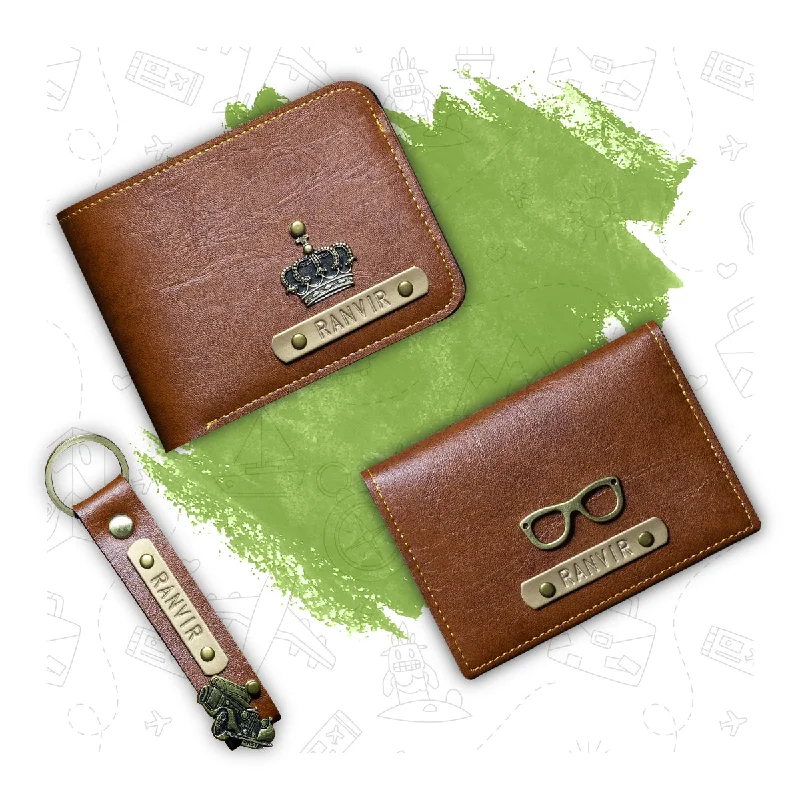 Magnetic-Closure Passport Covers & Wallets for Quick AccessOffice Set - Him