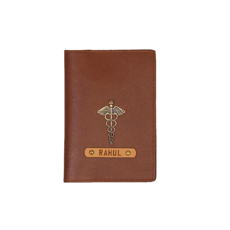 Vegan Leather Passport Covers & Wallets for Environmentally Conscious PeoplePassport Cover - Cadeceus