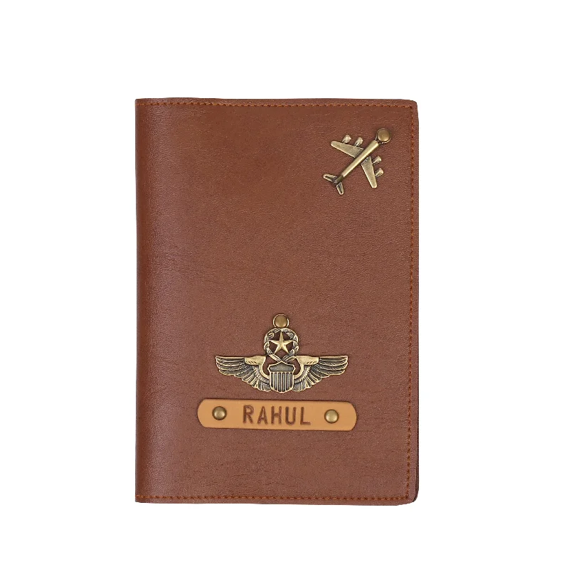 Antique Copper Passport Covers & Wallets with Intricate Engravings for CollectorsPassport Cover - Pilots