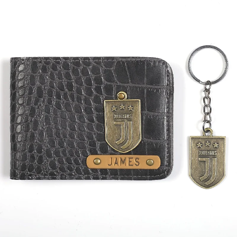 Glittery Sequined Passport Covers & Wallets for Party LoversPersonalised Mens Wallet - Juventus