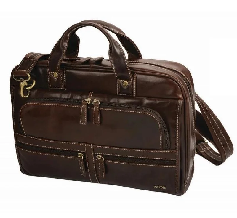 Best briefcases for laptops and tabletsAdpel Capri Leather Computer Bag | Brown