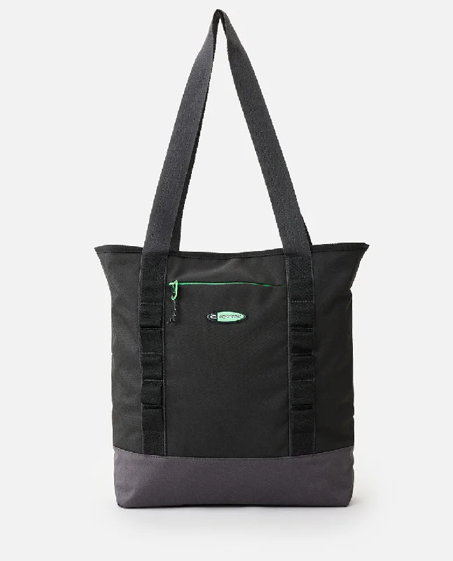 Men's backpack with a separate shoe compartment for gym-goersArchive Y2K 14L Tote Bag - Black/Green