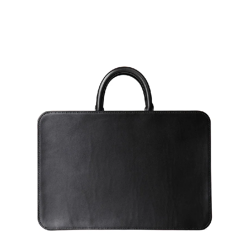 Designer briefcases for executivesBlack Nume Square Bag