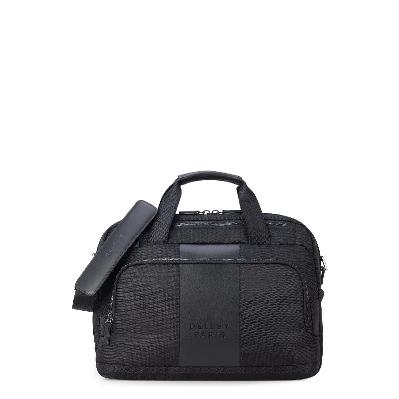 Foldable briefcases for easy storageDelsey Wagram Laptop Briefcase