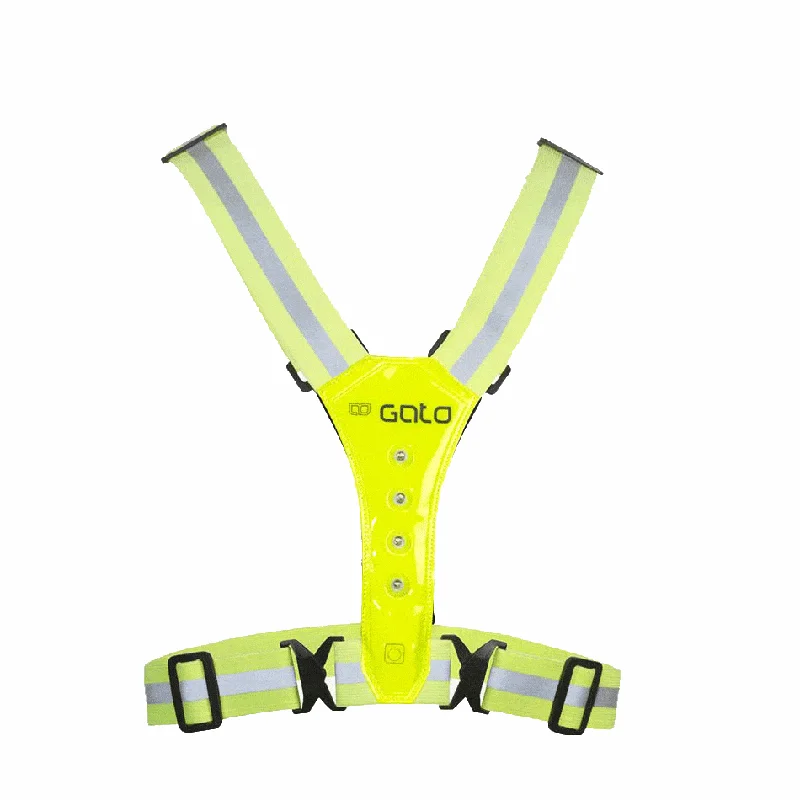 Men's canvas backpack with a durable frame for heavy loadsGato LED Safer Sport Vest Neon Yellow