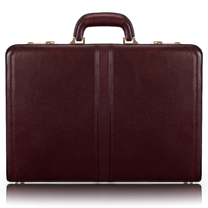 Lightweight briefcases for daily useHARPER | 5” Leather Expandable Attaché Briefcase