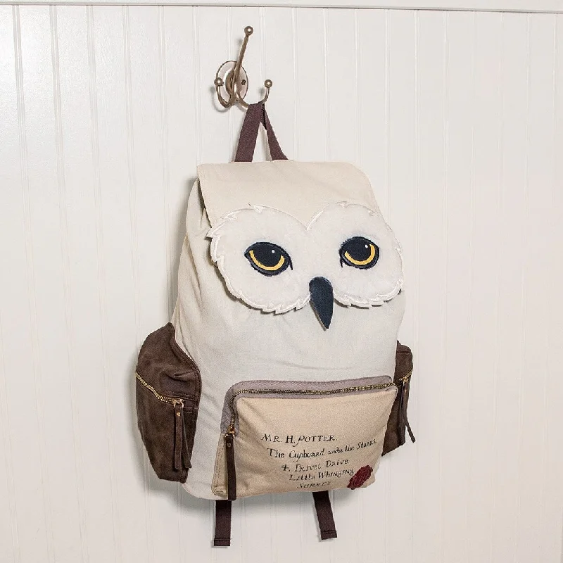 Hiking - specific travel bag with hydration bladder compatibilityHarry Potter Backpack Hedwig Owl Hogwarts Letter Laptop Rucksack - One Size