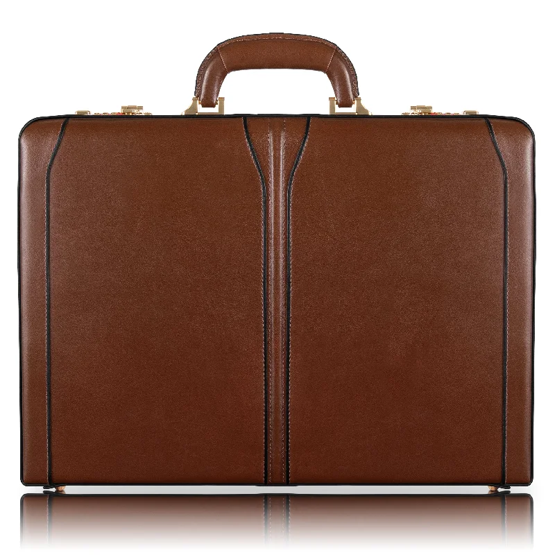 Designer briefcases for executivesLAWSON | 4.25” Leather Attaché Briefcase