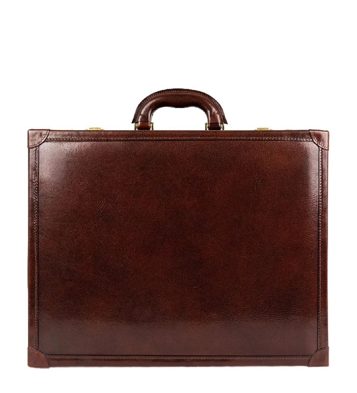 How to clean and maintain leather briefcasesSmall Leather Attaché Case Briefcase - The House of Mirth