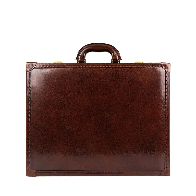 Lightweight briefcases for daily useLarge Leather Attaché Case Briefcase - Lord Jim