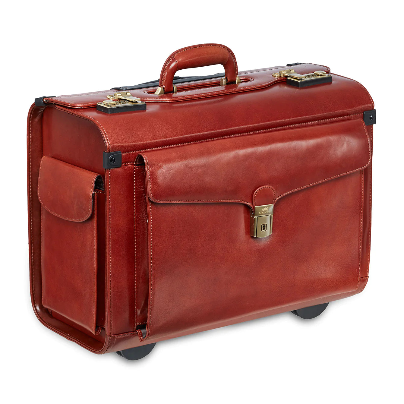 How to choose the right briefcase sizeMancini Deluxe Wheeled Catalog Case - Genuine Leather