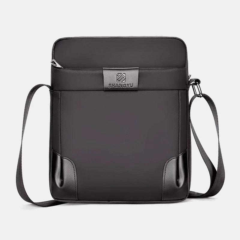 Men's crossbody bag with a built - in charging port for tech use on the goMen Oxford Large Capacity Business Casual Crossbody Bag Shoulder Bag