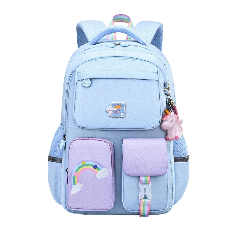 Anti - theft travel bag with RFID - blocking pockets for personal safetyMultipurpose Children's Unicorn Backpack Laptop Bag with Padded