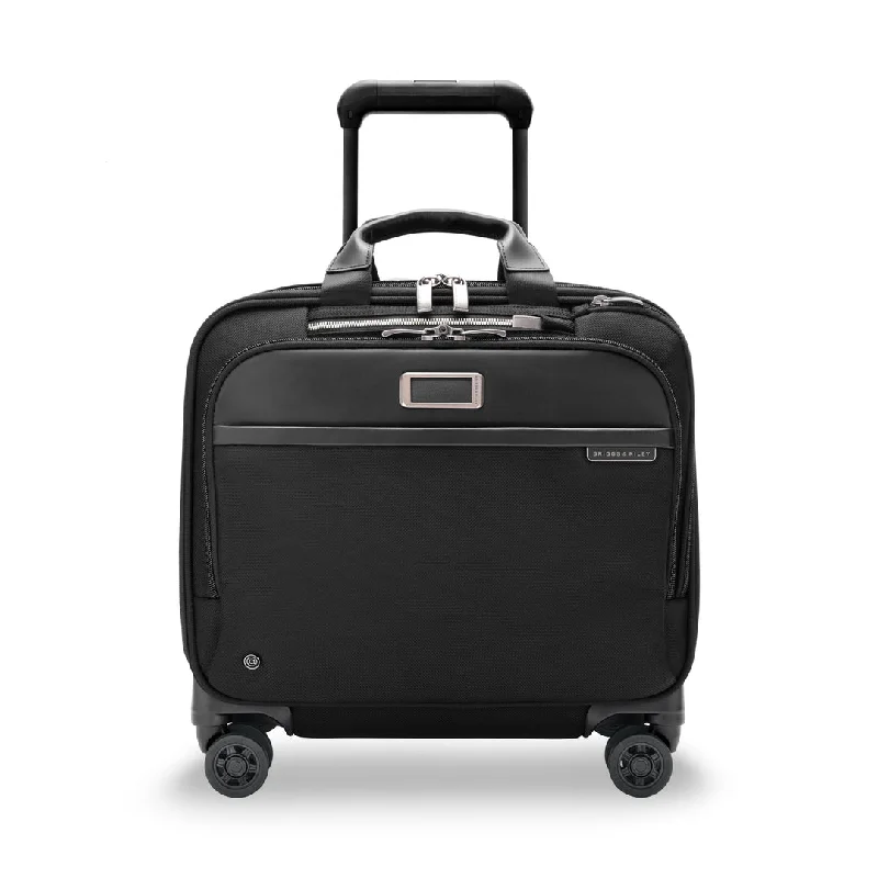 Briefcases with multiple compartments for organizationNEW Medium Spinner Brief - @Work Collection