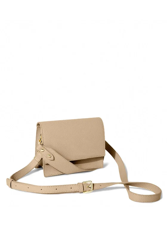 Soft suede men's crossbody bag for a luxurious feelKatie Loxton Orla Mini Crossbody Bag, Taupe