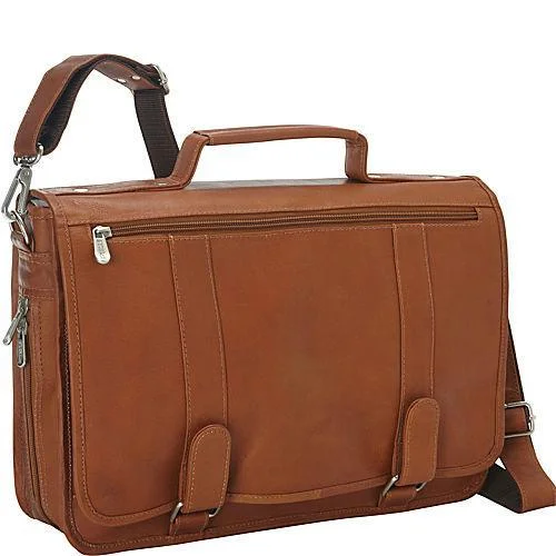 Waterproof briefcases for outdoor professionalsPiel Leather Double Loop Expandable Laptop Briefcase