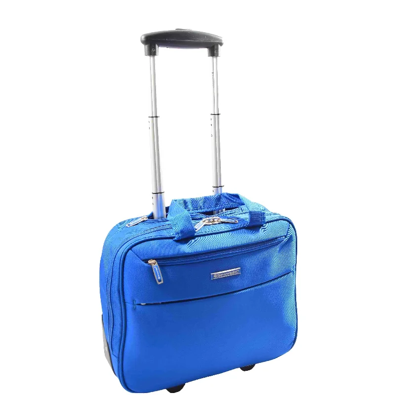 Best briefcases for business travelersPilot Case with Wheels Laptop Business Briefcase ARKOMA Blue