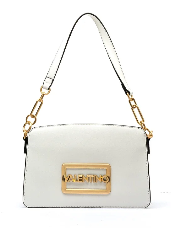 Men's crossbody bag with adjustable straps for a customized fitValentino Princesa Rectangle Shoulder Bag, White