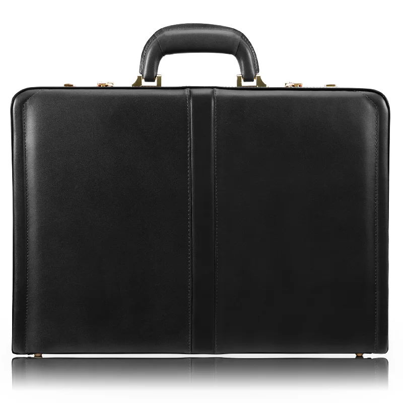 Best briefcases for business travelersREAGAN | 4.25” Leather Attaché Briefcase