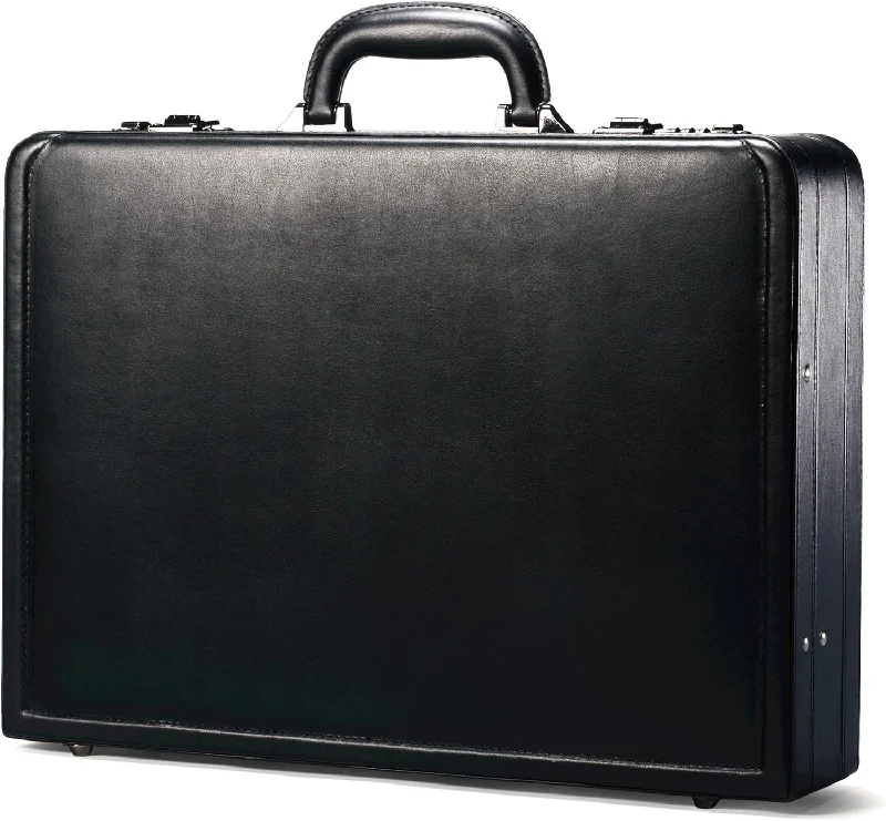 Best briefcases for business travelersSamsonite Classic Bonded Leather Attache Business Briefcase, Black