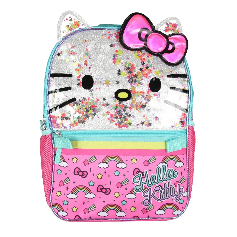 Vintage leather travel bag with brass accents for a classic and sophisticated lookSanrio Hello Kitty Glitter 2 Piece School Travel Backpack Set For Girls With Detachable Insulated Lunch Box